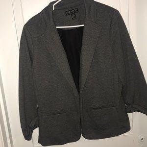 Gray blazer